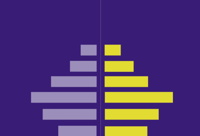 Cover of the Journal of Pension Economics & Finance. It features a pattern of alternating purple and yellow bars and is published in association with IOPS and OECD.
